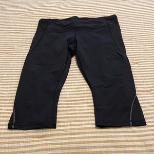 Lululemon Athletica Black Cropped Leggings